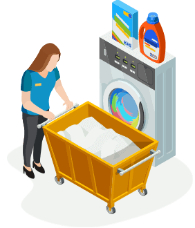 Bước 3: Quy trình giặt sấy hiện đại tại Hoàn Kiếm